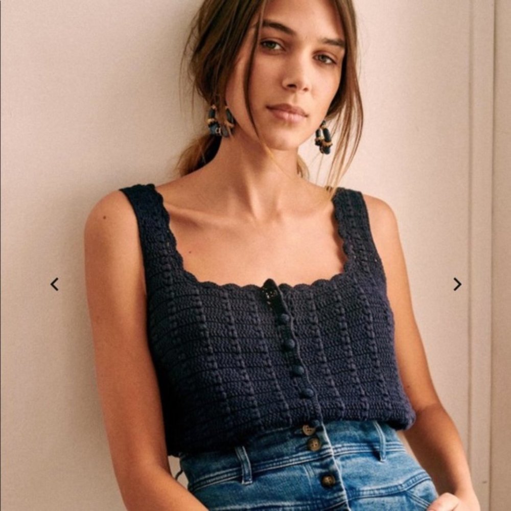 Top in crochet Zélie Sézane